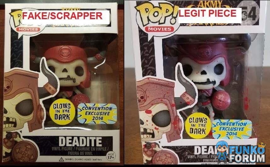 funko pop how to tell if fake